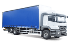 Car Hire Camborne - 26 Tonne Curtain Side Truck - Truck hire Camborne