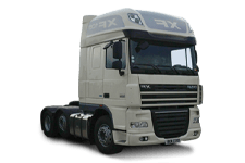 Car Hire Camborne - 44 Tonne Sleeper Truck - Truck hire Camborne